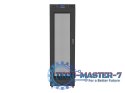 SZAFA INSTALACYJNA RACK STOJĄCA 19" 42U 600X800 CZARNA DRZWI PERFOROWANE LCD LANBERG (FLAT PACK)