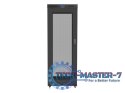 SZAFA INSTALACYJNA RACK STOJĄCA 19" 42U 800X1000 CZARNA DRZWI PERFOROWANE LCD LANBERG (FLAT PACK)