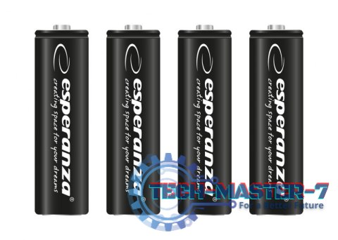 Baterie ESPERANZA Niklowo-wodorkowa AA (LR06, FR6, R6, 15A, MN1500, AM3, UM3, HP7) 2600mAh 4 szt. EZA106