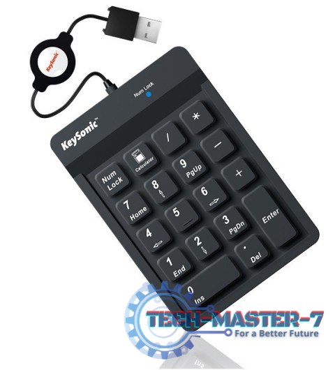 Klawiatura Przewodowa KEYSONIC ACK-118BK2 Klawiatura Przewodowa KEYSONIC ACK-118BK2