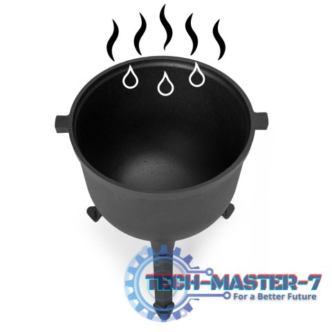 Kociołek żeliwny stojący 10L garnek myśliwski ognisko grill MultiGarden MULTI GARDEN Kociołek żeliwny stojący 10L garnek myśliwski ognisko grill MultiGarden MULTI GARDEN