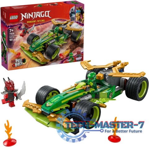 LEGO NINJAGO Samochód wyścigowy Lloyda z napędem typu pull-back 71828