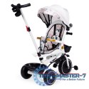Rowerek trójkołowy dla dzieci spacerówka obracane siedzisko pchacz daszek ECOTOYS ECOTOYS