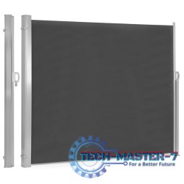 Składana markiza 300x200 cm boczna roleta parawan do ogrodu na taras antracyt ModernHome