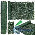 Sztuczny żywopłot 300x100 cm bluszcz zielona ściana maskująca MULTI GARDEN