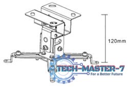 Uchwyt do projektora MACLEAN BRACKETS MC-582 (20 kg/120mm) Uchwyt do projektora MACLEAN BRACKETS MC-582 (20 kg/120mm)
