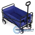 Wózek plażowy transportowy ogrodowy składany niebieski 48x90 cm MultiGarden MULTI GARDEN