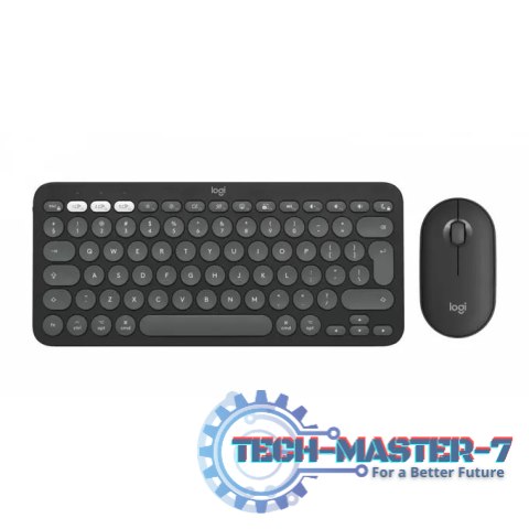 Zestaw klawiatura i mysz LOGITECH Pebble 2 Combo (Tonalny grafitowy) 920-012244