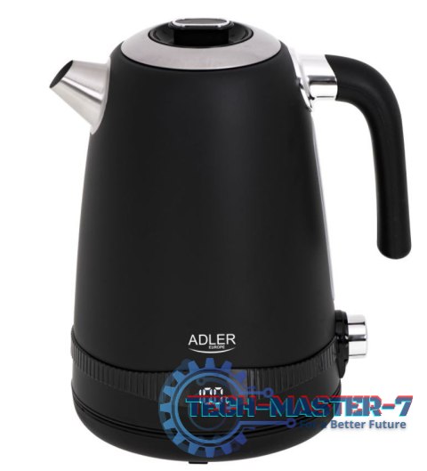 Czajnik ADLER z regulacją temperatury AD 1295B (1.7L /2200W /Czarno-srebrny )