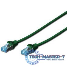 DIGITUS Cat6 U/UTP 0.5 m Zielony 0.5 Patchcord