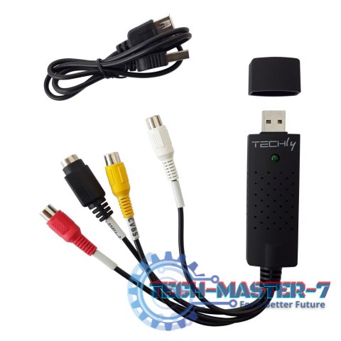Grabber TECHLY I-USB-VIDEO-700TY USB - 1x S-Video + 3x RCA