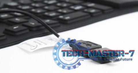 Klawiatura silikonowa wodoodporna USB z funkcją OTG czarna Klawiatura silikonowa wodoodporna USB z funkcją OTG czarna