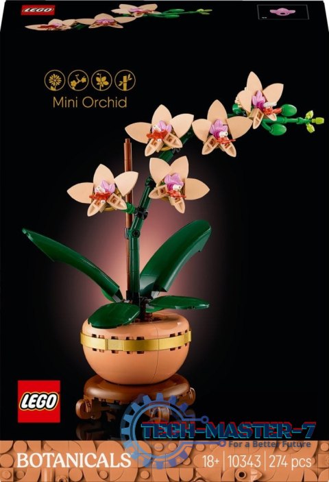 LEGO 10343 BOTANICALS - Mała orchidea