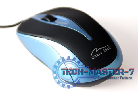 Mysz optyczna 800dpi czarno-niebieska MT1091B Mysz optyczna 800dpi czarno-niebieska MT1091B