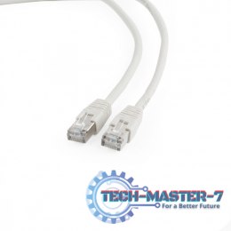Patch cord ekranowany FTP kat.6 osłonka zal. 1M szary