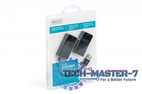 Przedłużacz/Extender USB 1.1 po skrętce Cat.5e/6 UTP/SFP do 45m, czarny, 20cm Przedłużacz/Extender USB 1.1 po skrętce Cat.5e/6 UTP/SFP do 45m, czarny, 20cm
