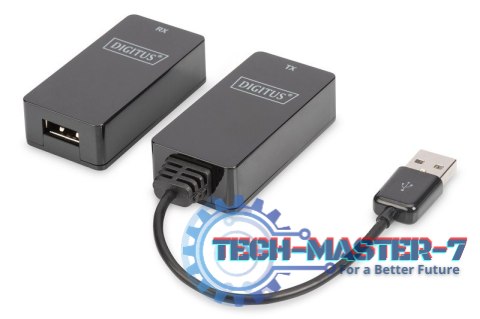 Przedłużacz/Extender USB 1.1 po skrętce Cat.5e/6 UTP/SFP do 45m, czarny, 20cm Przedłużacz/Extender USB 1.1 po skrętce Cat.5e/6 UTP/SFP do 45m, czarny, 20cm