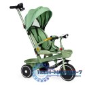 Rowerek trójkołowy spacerówka 2w1 obracane siedzisko składany daszek zielony - ECOTOYS ECOTOYS