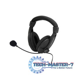 Słuchawki stereo z mikrofonem i regulacją głośności EH103