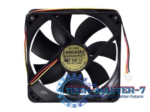 Wentylator 120x120x25mm 3-pin BALL obud/zasilacz