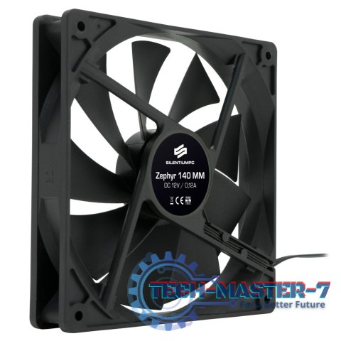 Wentylator Zephyr 140x140x25mm - Cichy 8,9 dBA BOX Wentylator Zephyr 140x140x25mm - Cichy 8,9 dBA BOX
