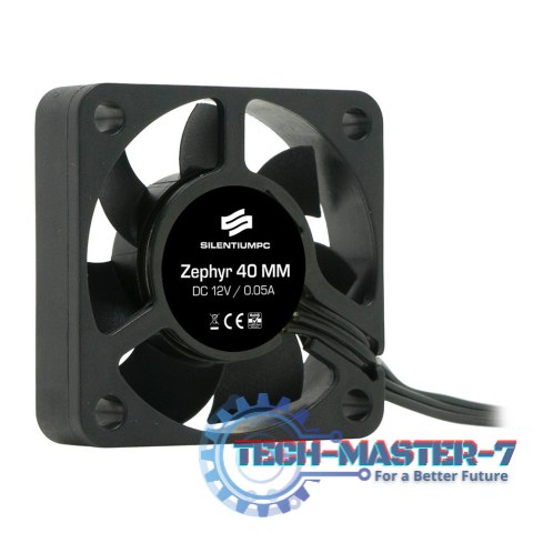 Wentylator Zephyr 40x40x10mm cichy 18,7 dBA BOX Wentylator Zephyr 40x40x10mm cichy 18,7 dBA BOX