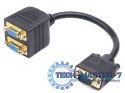 Adapter GEMBIRD VGA(M) - 2 x VGA(F) VGA (wtyk)- 2x VGA (gniazdo) CC-VGAX2-20CM