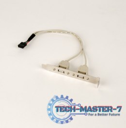 Gniazdo USB X2 na śledziu