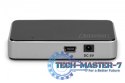 HUB/Koncentrator 4-portowy USB 2.0 HighSpeed, aktywny, czarno-srebrny