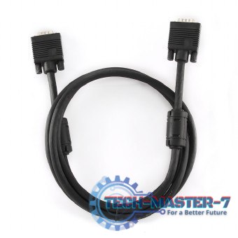 Kabel VGA 15M/15M EKRAN+FERRYT 10M BLACK Kabel VGA 15M/15M EKRAN+FERRYT 10M BLACK