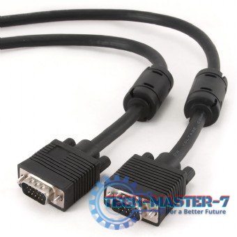 Kabel VGA 15M/15M EKRAN+FERRYT 20M BLACK
