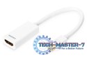 Kabel adapter Displayport 1080p 60Hz FHD Typ miniDP/HDMI A M/Ż biały 0,15m