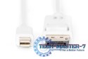Kabel połączeniowy Displayport 4K 60Hz UHD Typ miniDP/DP M/M biały 2m