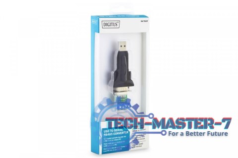 Konwerter/Adapter USB 2.0 do RS485 (DB9) z kablem USB A M/Ż dł. 80cm Konwerter/Adapter USB 2.0 do RS485 (DB9) z kablem USB A M/Ż dł. 80cm