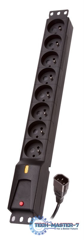 Listwa zasilająca LZRM 810 BW IEC 320, PDU, 3,0m