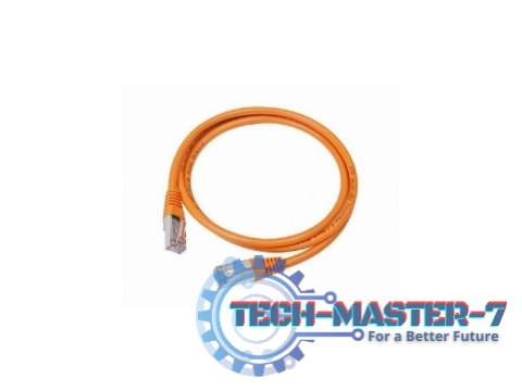 Patch cord kat.5e osłonka zalewana 0.25M pomarańczowy