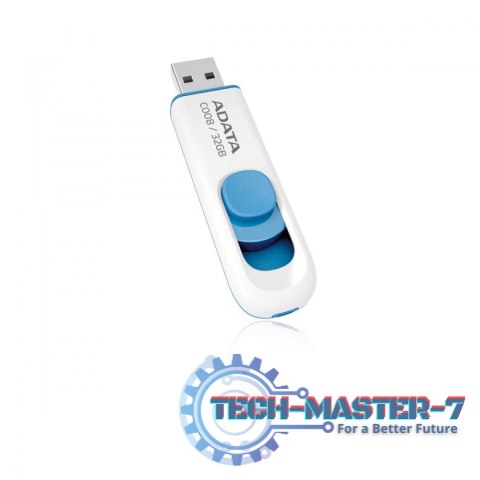 Pendrive DashDrive Classic C008 32GB USB2.0 biało- niebieskie Pendrive DashDrive Classic C008 32GB USB2.0 biało- niebieskie