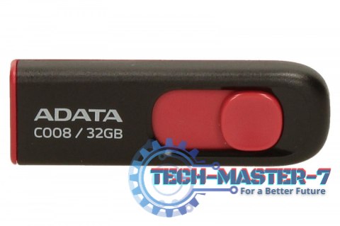 Pendrive DashDrive Classic C008 32GB USB2.0 czarno-czerwone