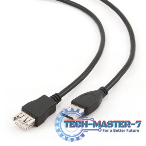 Przedłużacz USB 2.0 typu AM-AF 4.5m czarny