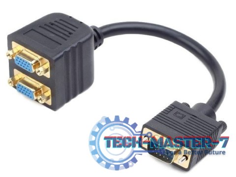 Adapter VGA(M)->2xVGA(F) 20cm