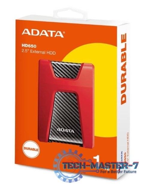 DashDrive Durable HD650 1TB 2.5'' USB3.0 Czerwony DashDrive Durable HD650 1TB 2.5'' USB3.0 Czerwony