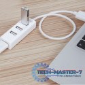 Hub 4x USB 2.0, Y-2146, 1x Lad.tel. biały