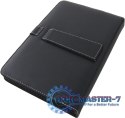 KLAWIATURA + ETUI DO TABLETÓW 10,1" EK125 MADERA / SKÓRA EKOLOGICZNA / STAND / CZARNE