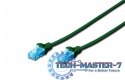 Patch cord U/UTP kat.5e PVC 10m Zielony