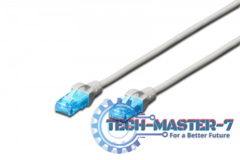 Patch cord U/UTP kat.5e PVC 15m szary Patch cord U/UTP kat.5e PVC 15m szary