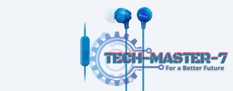 Słuchawki handsfree mikrofon MDR-EX15AP Blue