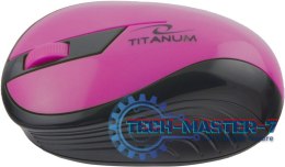 TITANUM MYSZ BEZPRZEWODOWA OPTYCZNA TM114P RAINBOW RÓŻOWA