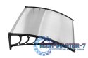 Daszek nad drzwi 150x100 cm zadaszenie osłona poliwęglan ModernHome ModernHome