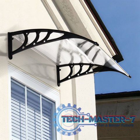 Daszek nad drzwi 150x100 cm zadaszenie osłona poliwęglan ModernHome ModernHome Daszek nad drzwi 150x100 cm zadaszenie osłona poliwęglan ModernHome ModernHome