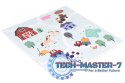 Duża mata piankowa EVA dla dzieci Farma 90,5x90,5 cm 21 el. ECOTOYS ECOTOYS